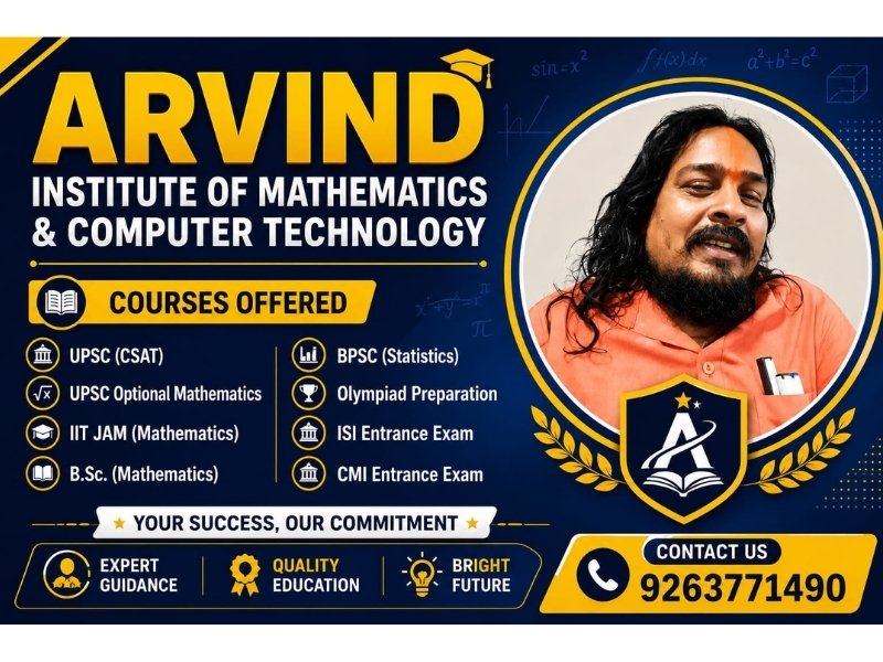 Arvind institute of Mathematics & Computer Technology 